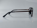 Benjamin In Midnight Acetate With Metal Temples: Men's Square Fits Medium To Wide Faces