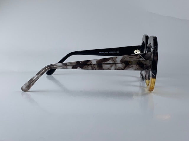 Chalice In Golden Rattle Acetate :  Women's Modified Oval Fits Medium To Wide  Faces