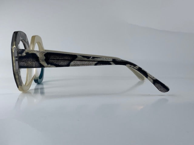 Chalice In Golden Rattle Acetate :  Women's Modified Oval Fits Medium To Wide  Faces