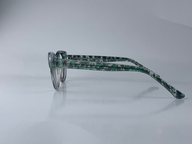 Petina In Green Leaf Acetate :  Women's Cateye Fits Medium Size Faces (jill)