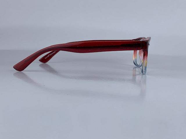 Peri In Brown With Candy Gradient Bottom:  Kid's Eyewear For Ages 10-14