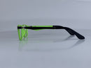 Baringer In Midnight Acetate With Lime Temples:  Kid's Eyewear For Ages 8-12