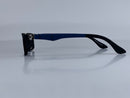 Bailey In Black Acetate With Blue Temples: For Ages 5-9 Years Old