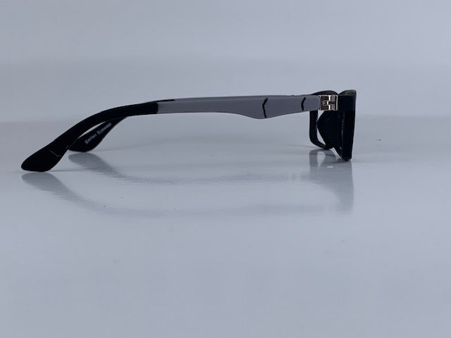 Bailey In Midnight Acetate With Gray Temples:  For Ages 5-9 Years Old
