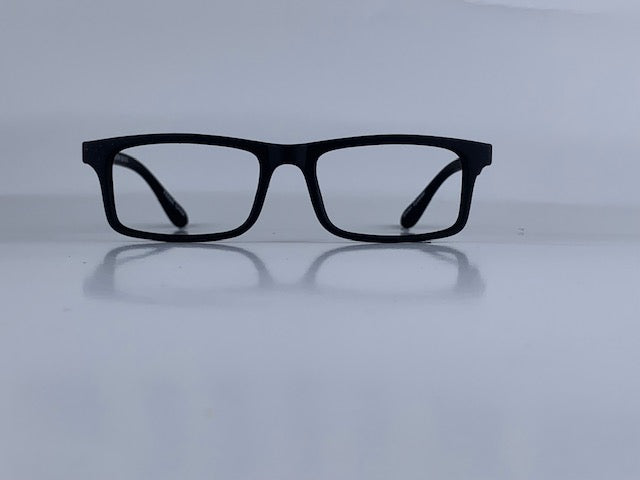 Bailey In Midnight Acetate With Black Temples & Red Stripes: For Kids Ages 5-9 Years Old