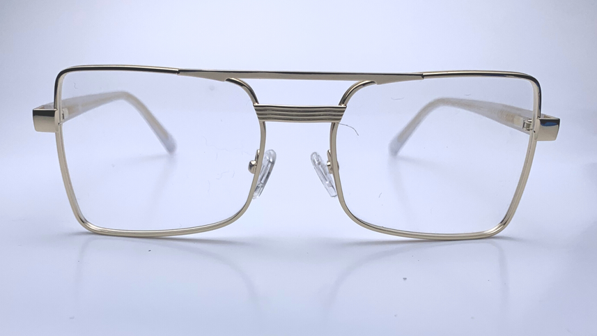 Lois In Golden Beryl Alloy: Women's Modified Square Fits Medium Face Sizes (jill)