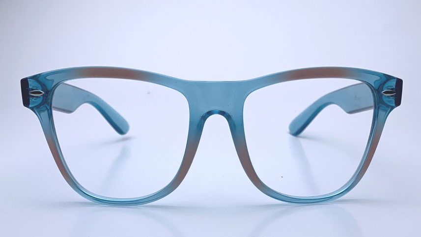 Jacmel In Blue Sunset Acetate : Unisex/Modified Square Frame Fits Medium To Wide Faces