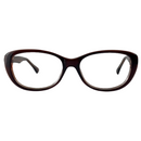 Abilene In Brown Cedar Acetate: Women's Cat Eye fits medium to large faces