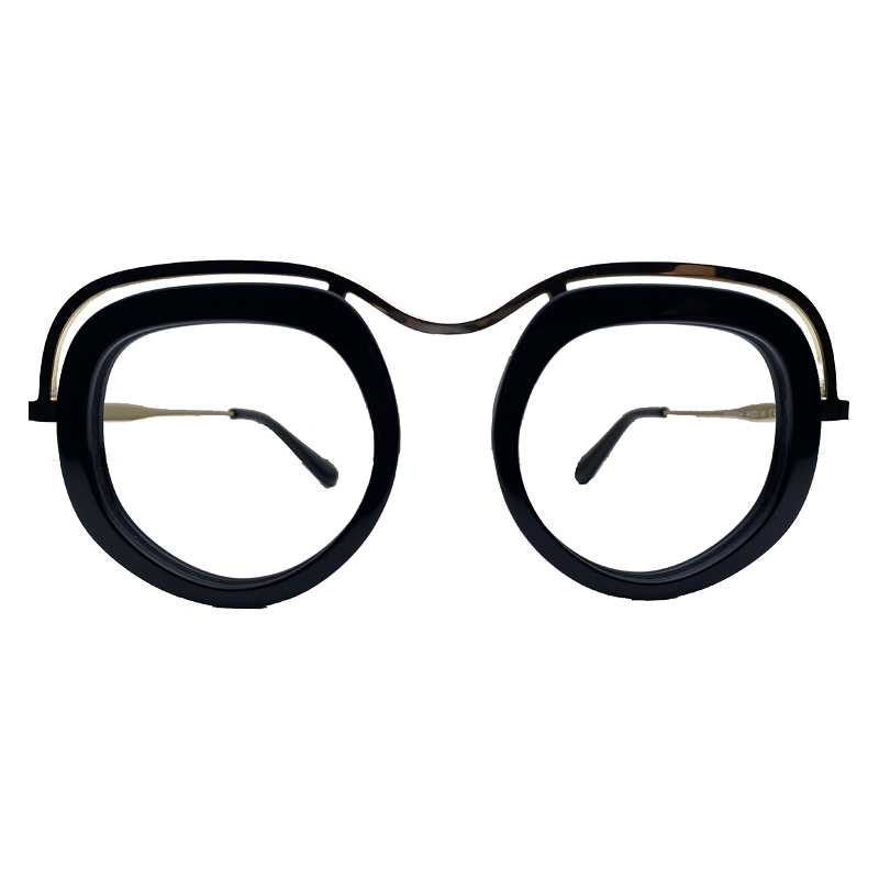 Bethel In Charcoal Noir: Women's Modified Oval/Fits Medium To Wide Faces