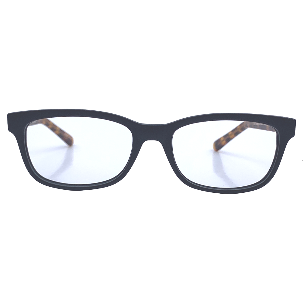 Shane In Charcoal Black With Tortoise: Unisex Frame With Modified Oval Fits Small To Medium Size Faces 48-19-140