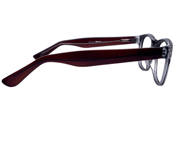 Chandler In Root Beer Crystal: Unisex/Modified Oval Frame Fits Medium To Wide Faces