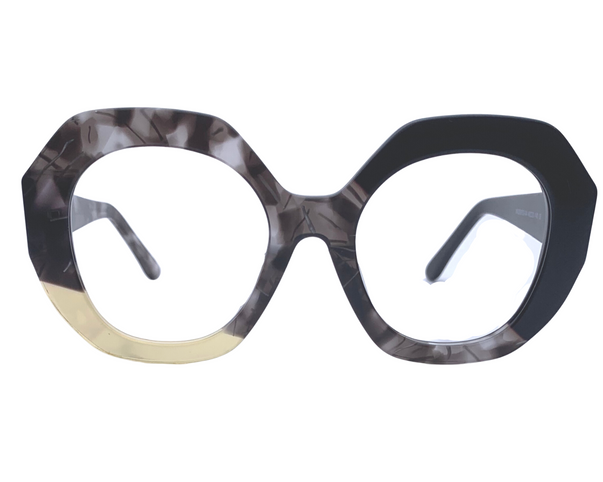 Chalice In Granite Brown With Vanilla Acetate:  Women's Modified Oval/Fits Medium To Wide Faces