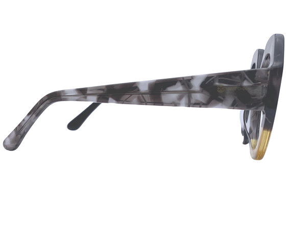 Chalice In Granite Brown With Vanilla Acetate:  Women's Modified Oval/Fits Medium To Wide Faces