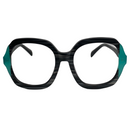 Abigail In Gray Stone Tortoise With Turquoise