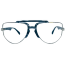Barnett Gray Marble Acetate: Aviator Frame Fits Wide Faces/Size 56-18-140