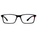 Baringer In Midnight Acetate With Ruby Red Temples: Kid's Eyewear Ages 8-12
